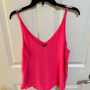 Topshop Tank Top Size 8 Bright Pink